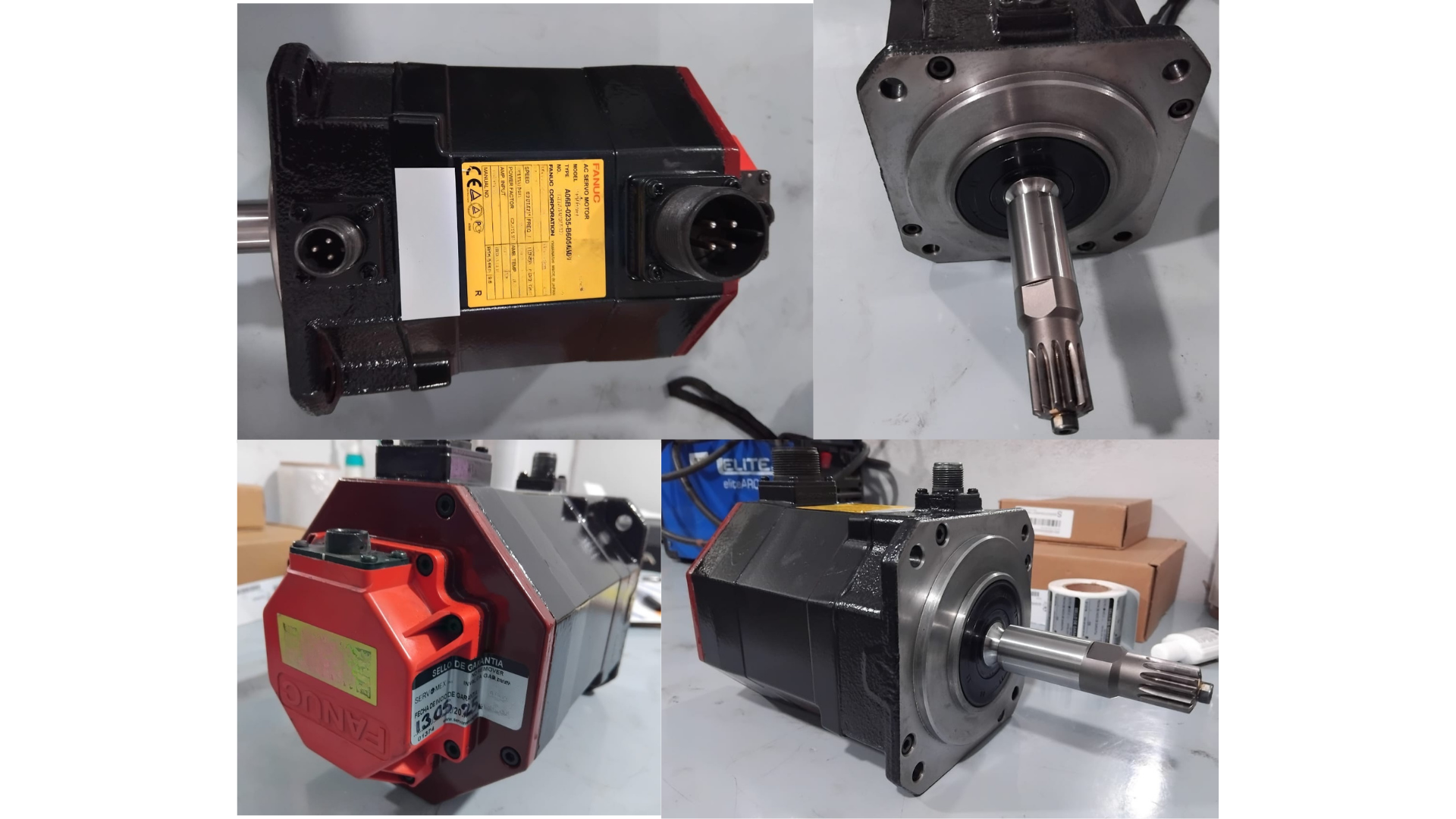 Servomotor Fanuc A06B-0235-8605#5000 salidas-1