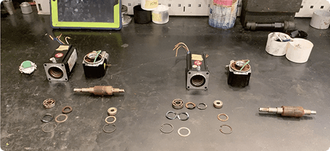 Diagnóstico de servomotor